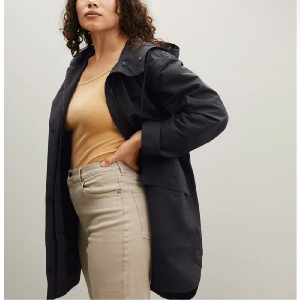 NWT Everlane the ReNew anorak in black Size M